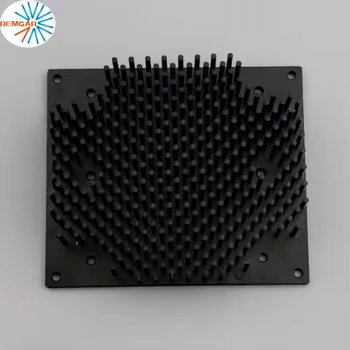 Black Anodizing Finishing Square Heat Sink Aluminum Cold Forge Pin Fin Heatsink