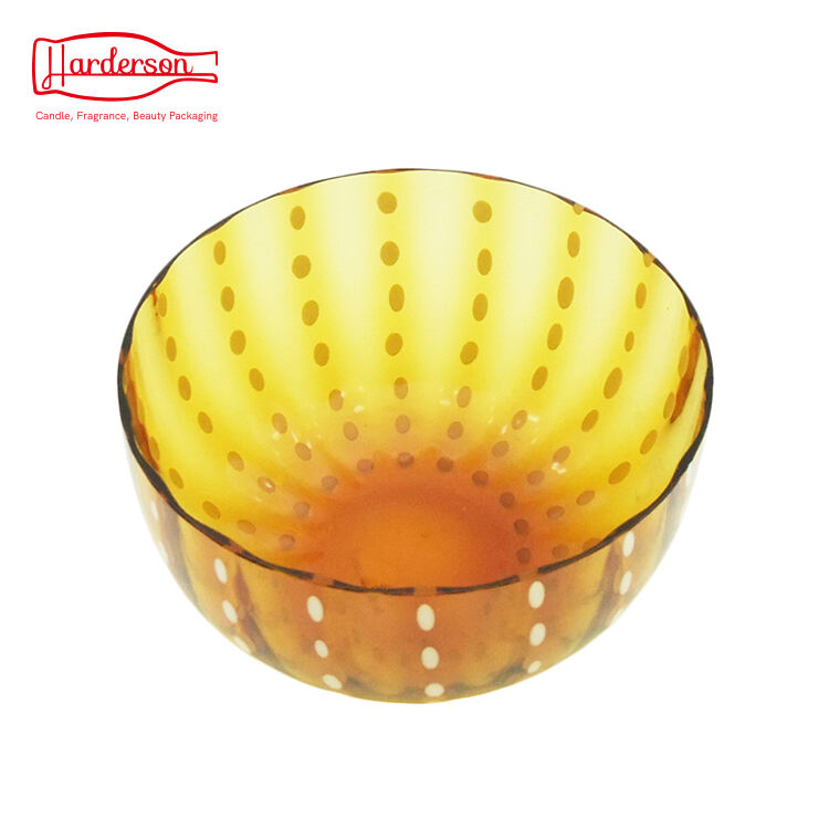 Harderson Color Decorative Mouth-Blown Glass Bowls