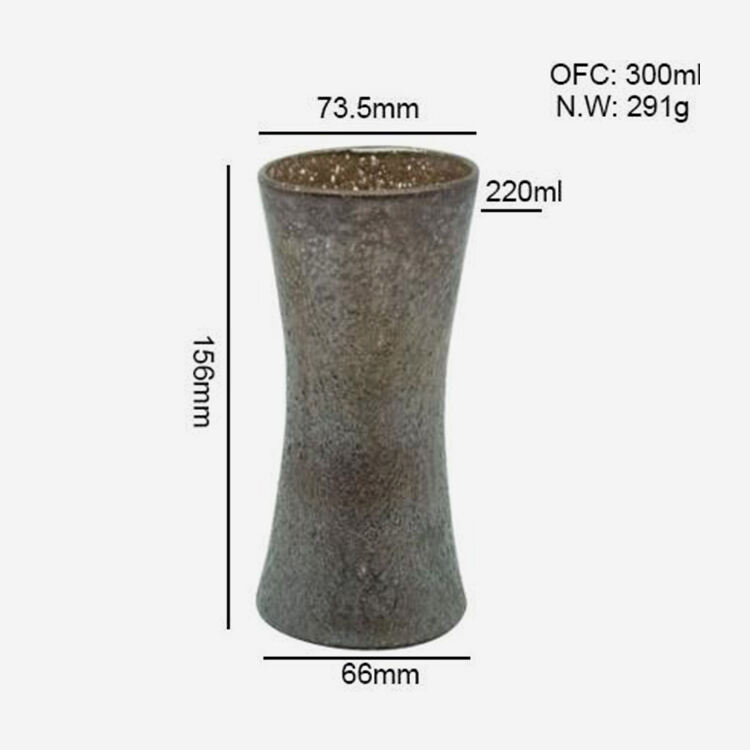 220ml Handmade Luxury Glass Vase details