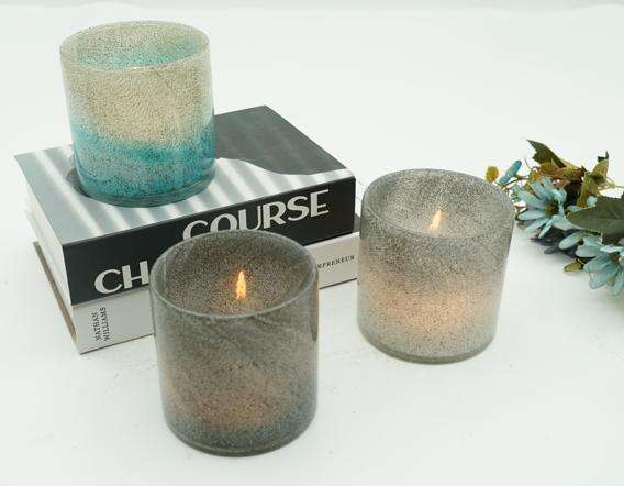 14oz Handmade High-end Glass Candle Jars manufacture