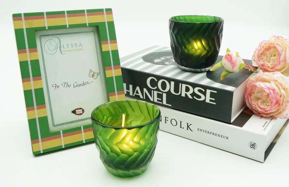 5oz Retro Handmade Glass Candle Holders manufacture