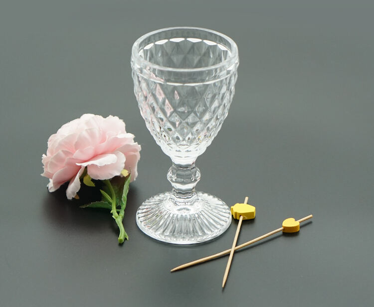 Wholesale glassware with 3oz Hot selling Goblet manufacture