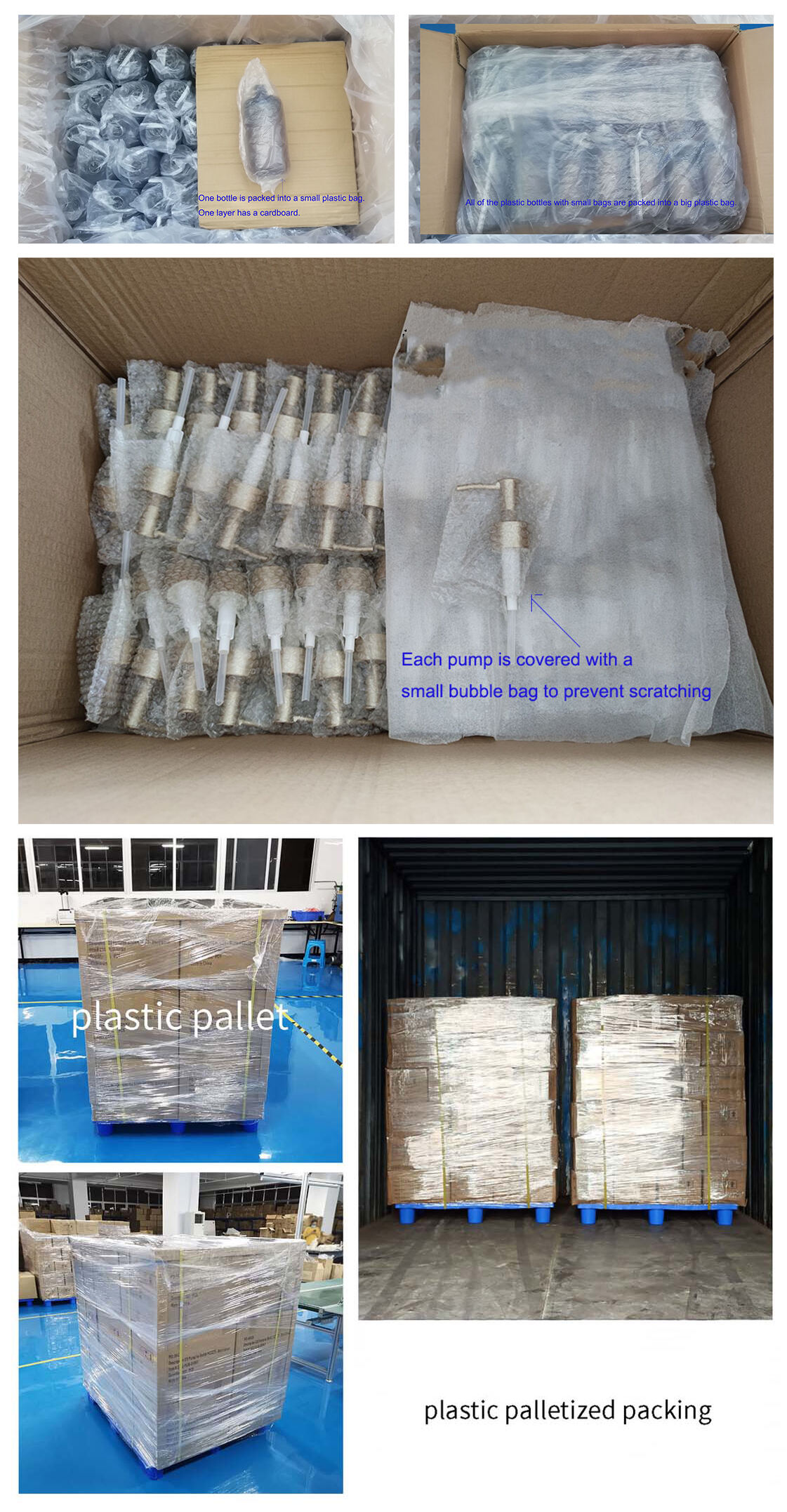 300ml HDPE Plastic Dispenser Lotion Bottle Containers details