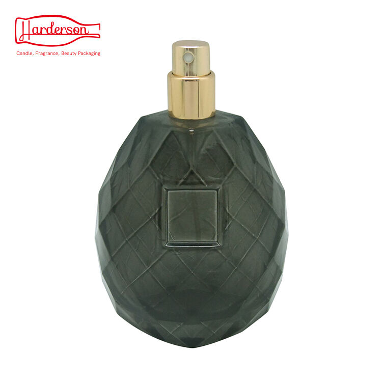 100ml 3oz Diamond effect Glass Perfume Spray bottle for Gentleman