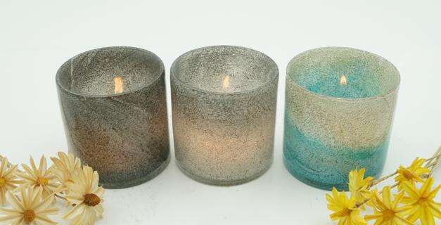 14oz Handmade High-end Glass Candle Jars supplier