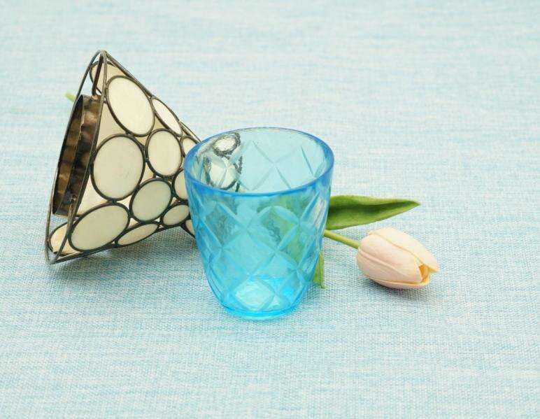 3.35oz Round Glass Holder for Scented Candles Making factory