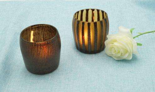 Harderson Round Glass Jars for Scented Candles Making details