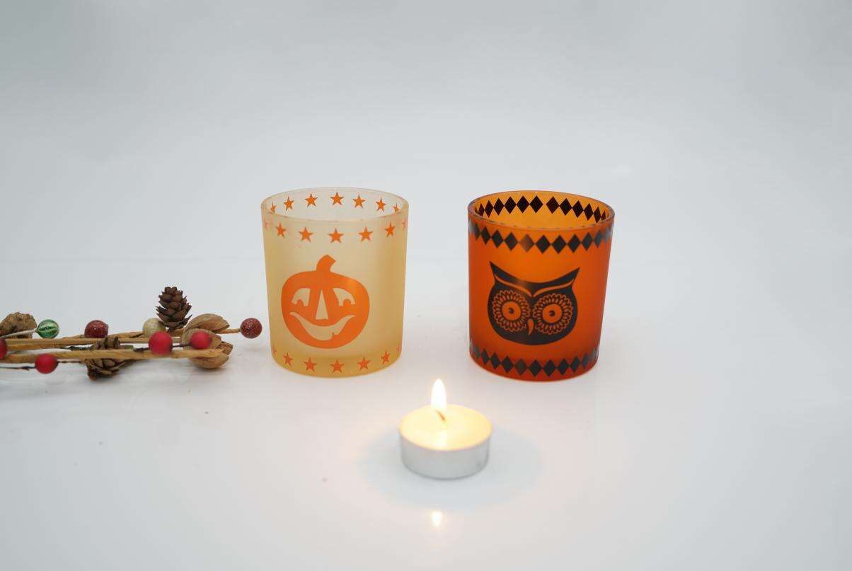 5.6oz decal candle holders for tables factory