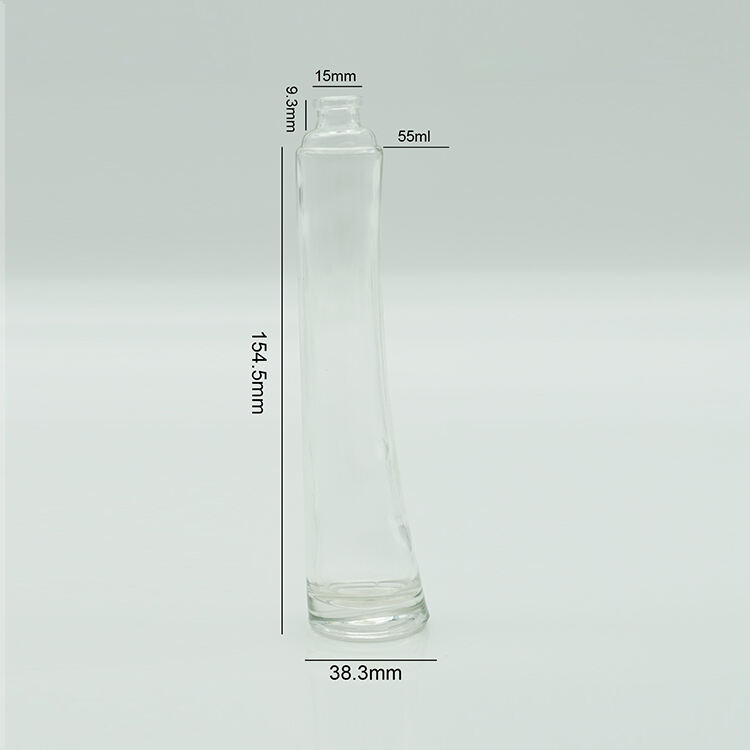 Harderson 50ml Empty Women Perfume Clear Glass Bottle factory