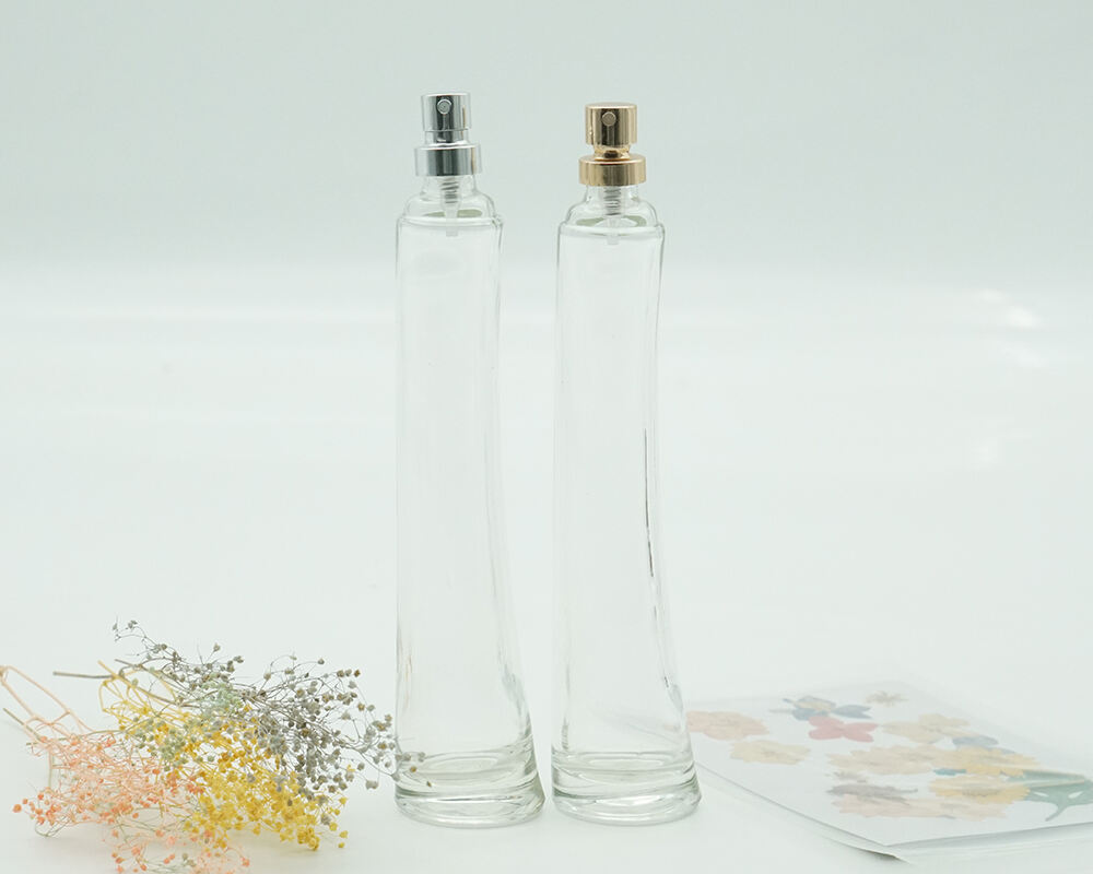 Harderson 50ml Empty Women Perfume Clear Glass Bottle supplier