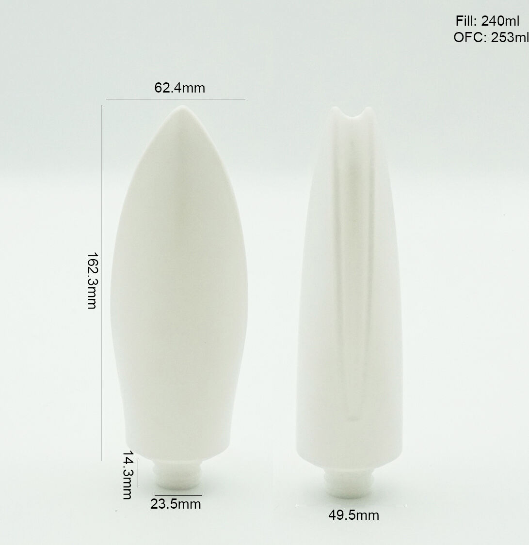 8oz Plastic Lotion Bottles with Disc Top Cap supplier