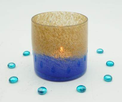 14oz Handmade Gradient Luxury Glass Candle Jars supplier