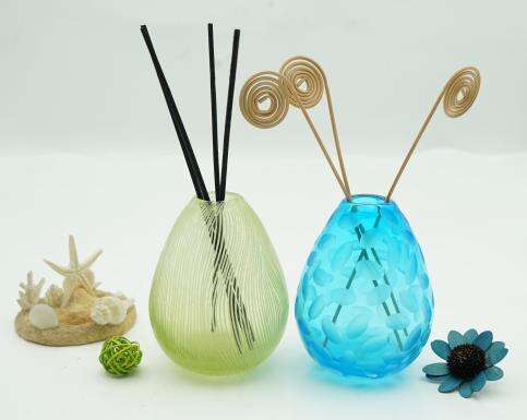 600ml Handmade Fragrance Glass Diffuser Bottles details