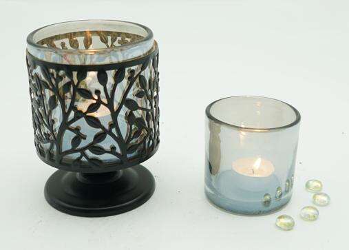 14oz Handmade Bright Glass Candle Jars manufacture