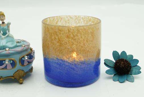 14oz Handmade Gradient Luxury Glass Candle Jars manufacture