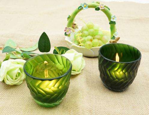 5oz Retro Handmade Glass Candle Holders manufacture