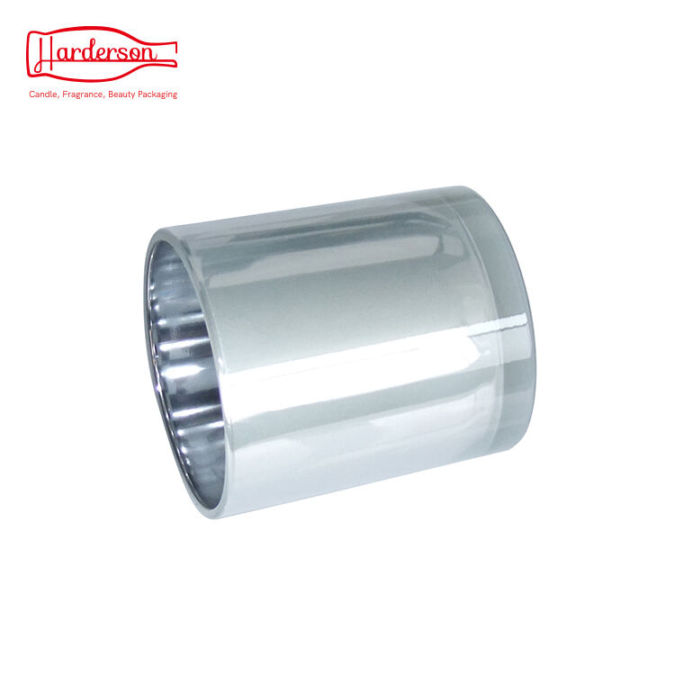 Harderson 8oz Round Glass Jars for Scented Candles Making
