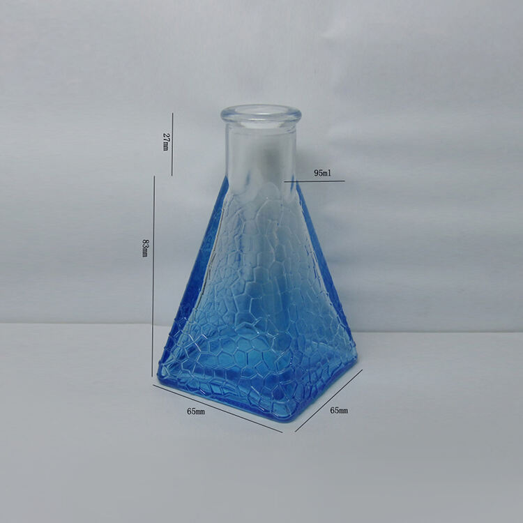 95ml blue diffuser bottles glass factory