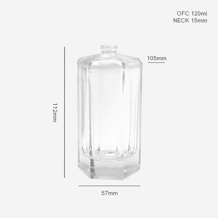 Harderson 105ml Hexagon Perfume Glass Bottle factory