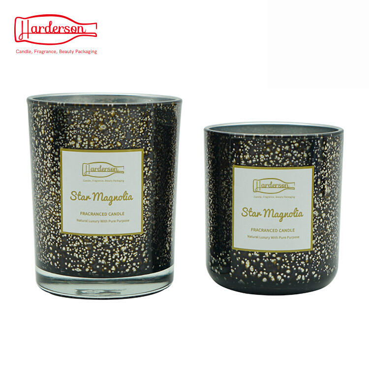 Harderson 12oz-13oz Curved Bottom Glass Candle Container Candle Jar