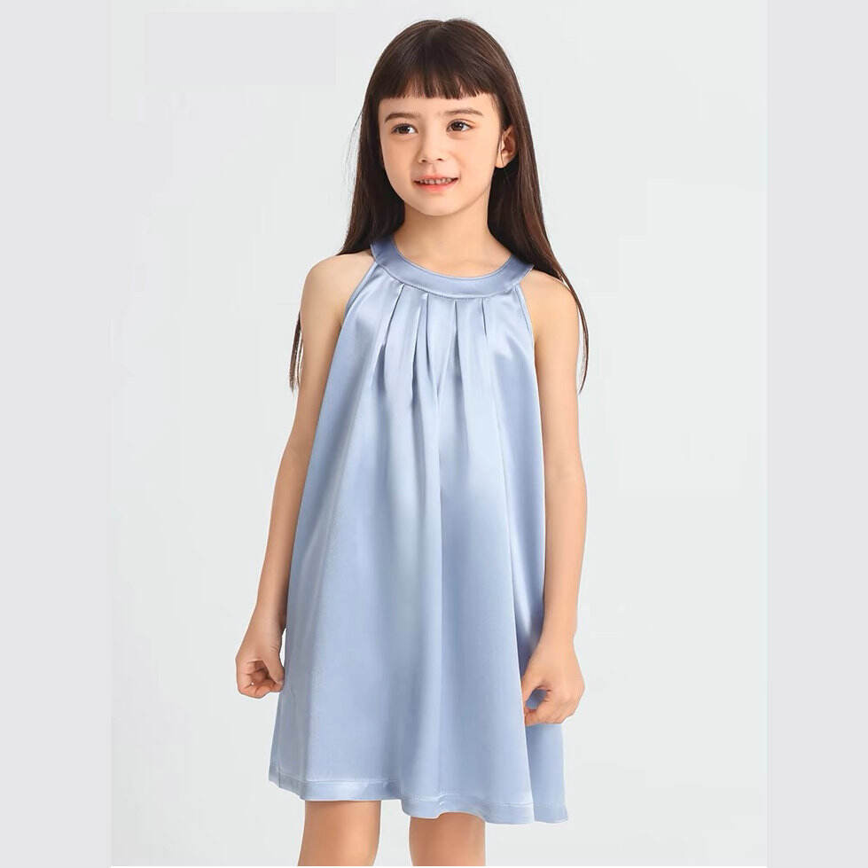 customized  silk sleepwear dress for Kids 