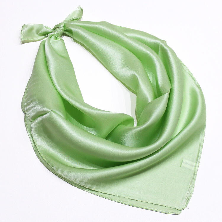 Printed Silk Satin Scarf 5536