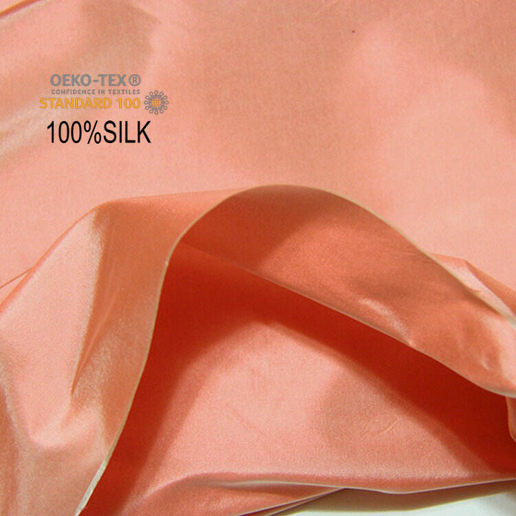 Silk taffeta fabric