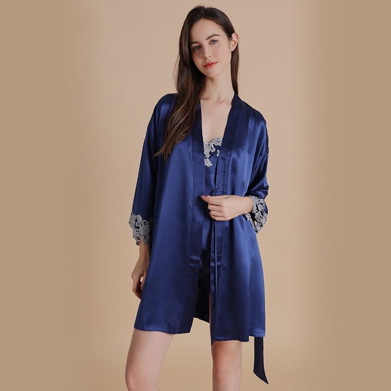 Silk robe sets rb17, China Silk robe sets rb17 Manufacturers, Suppliers ...