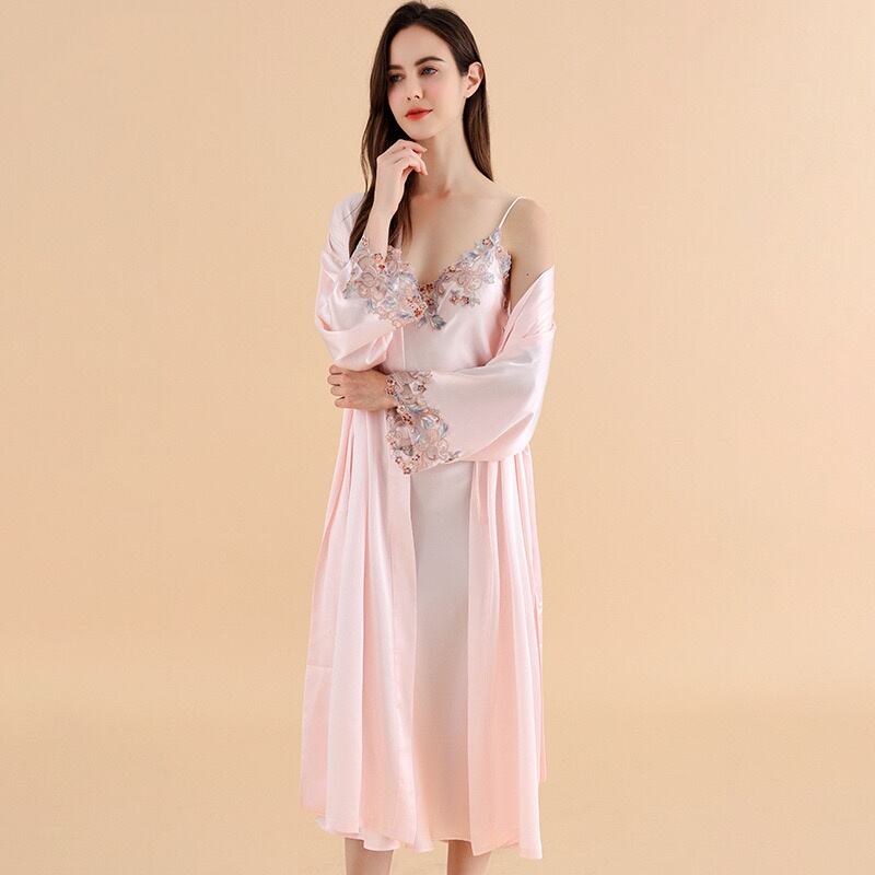 19momme slip dress with Silk robe rb13, China 19momme slip dress with ...