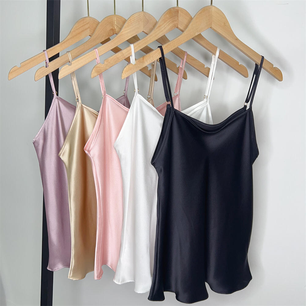  silk tank  vest  for women 