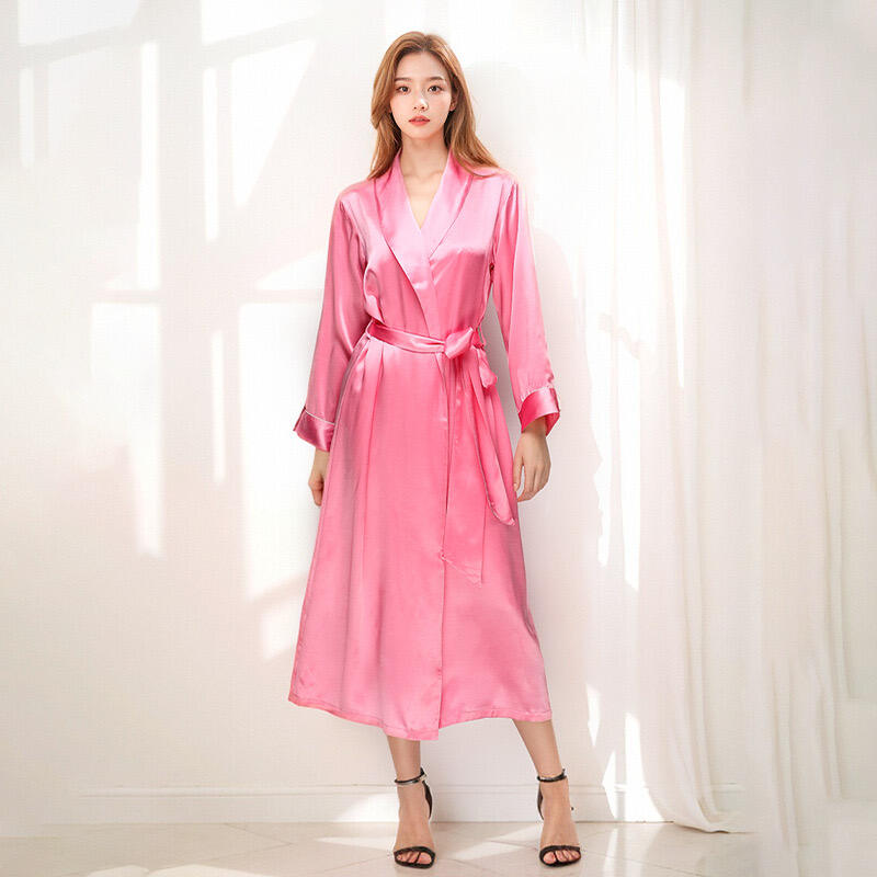 Long Silk robe 