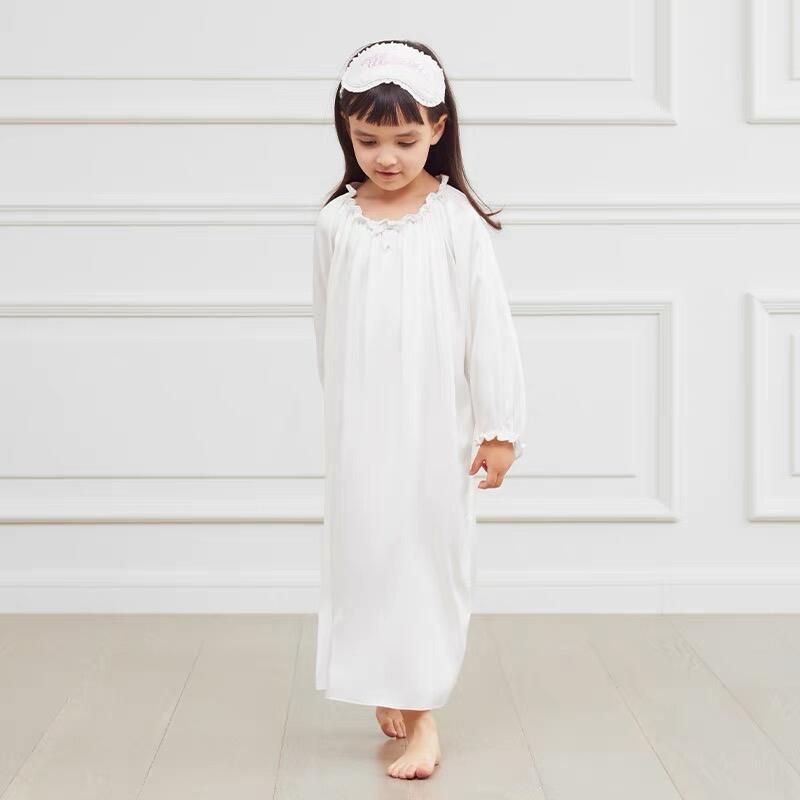 customized  silk sleepwear dress for Kids 