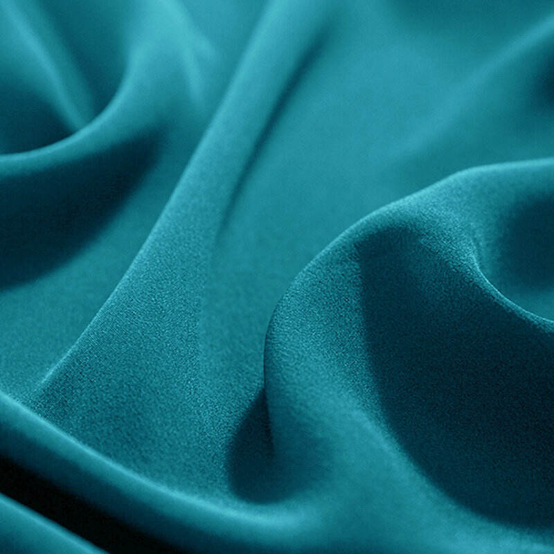 Silk crepe de chine fabric