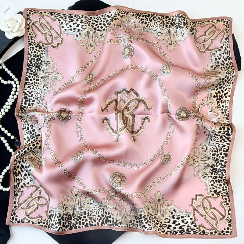 Printed Silk Satin Scarf 55123027