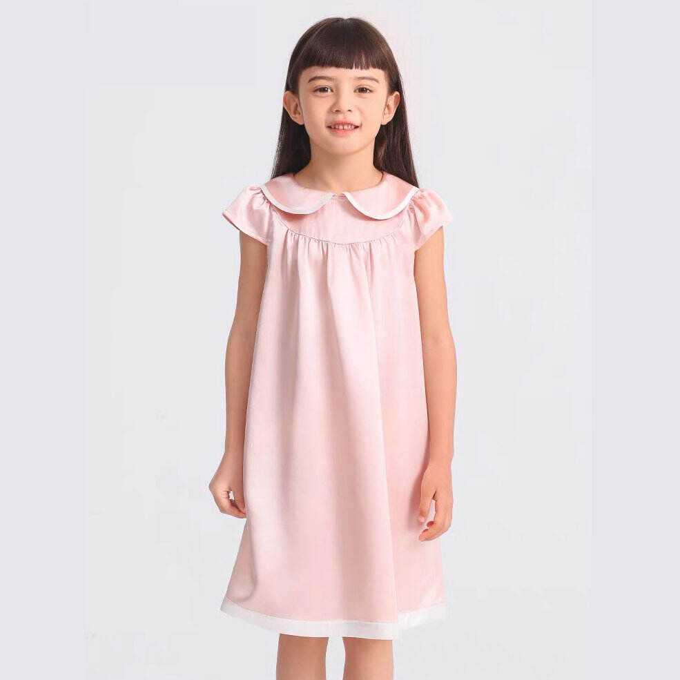 customized  silk sleepwear dress for Kids 