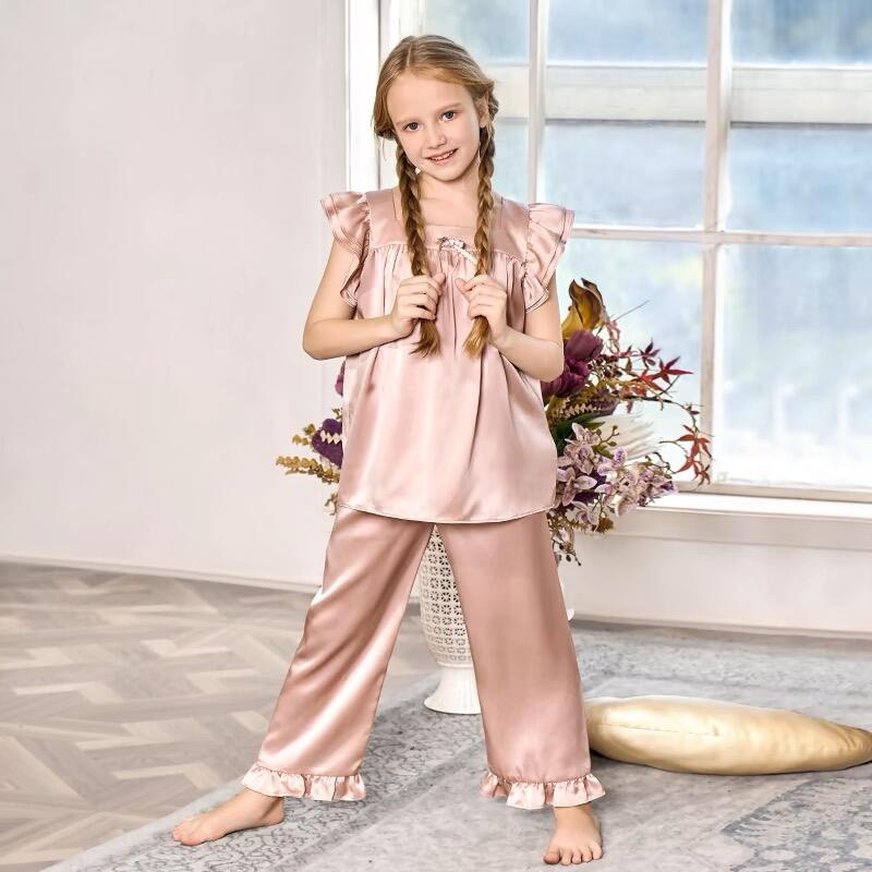 robe de nuit en soie personnalisée pour enfants