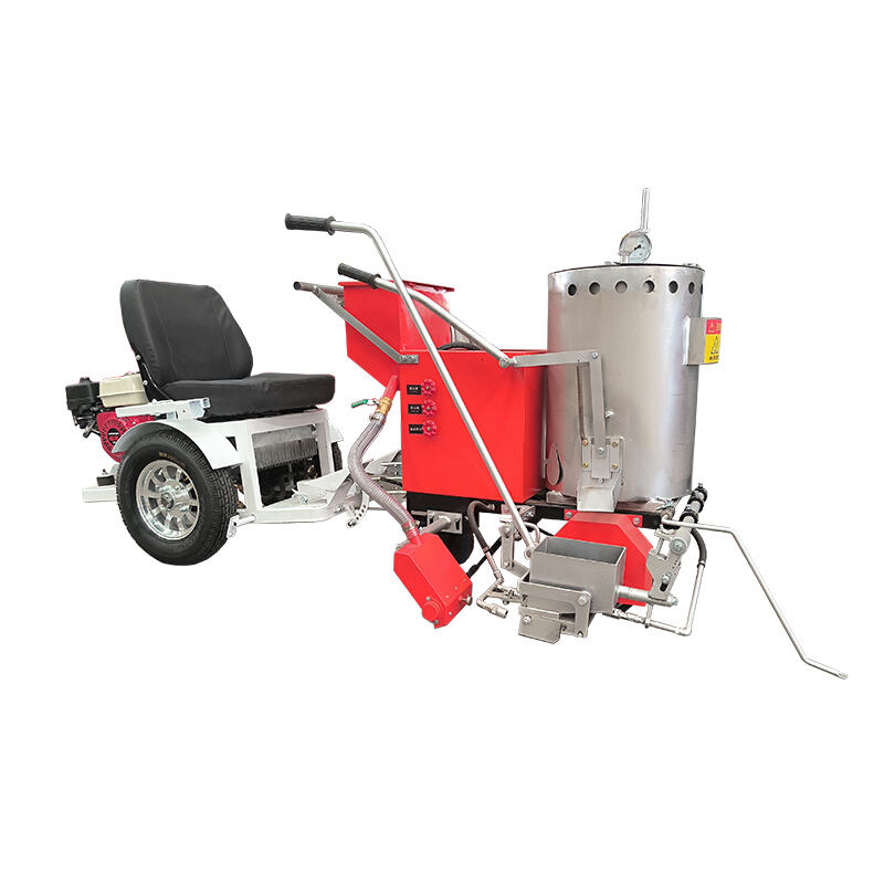 Hand Push Thermoplastic Road Pavement Marking Machine for Traffic Marks in differet ways, LS-1360