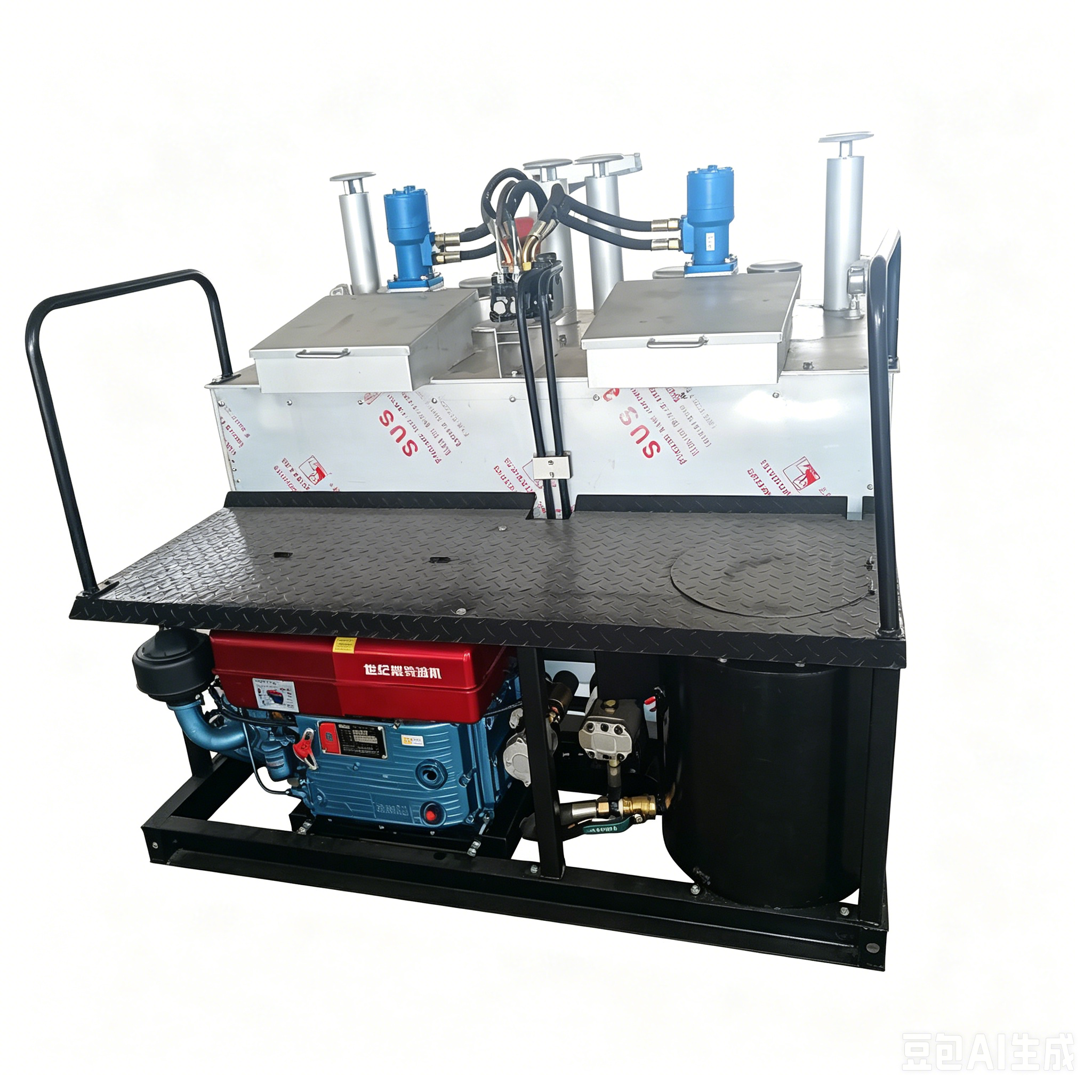 Double Cylinder Thermoplastic Road Paint Preheater LS-600KG*2,LS-1000KG*2