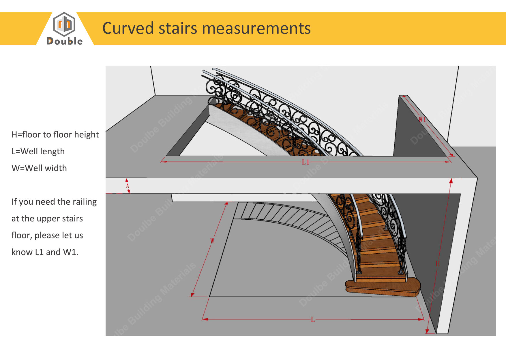 Curved/Arc spiral Staircase, Indoor staircase,Luxury Modern Home Decoration Glass decor stairs wooden Stairs factory