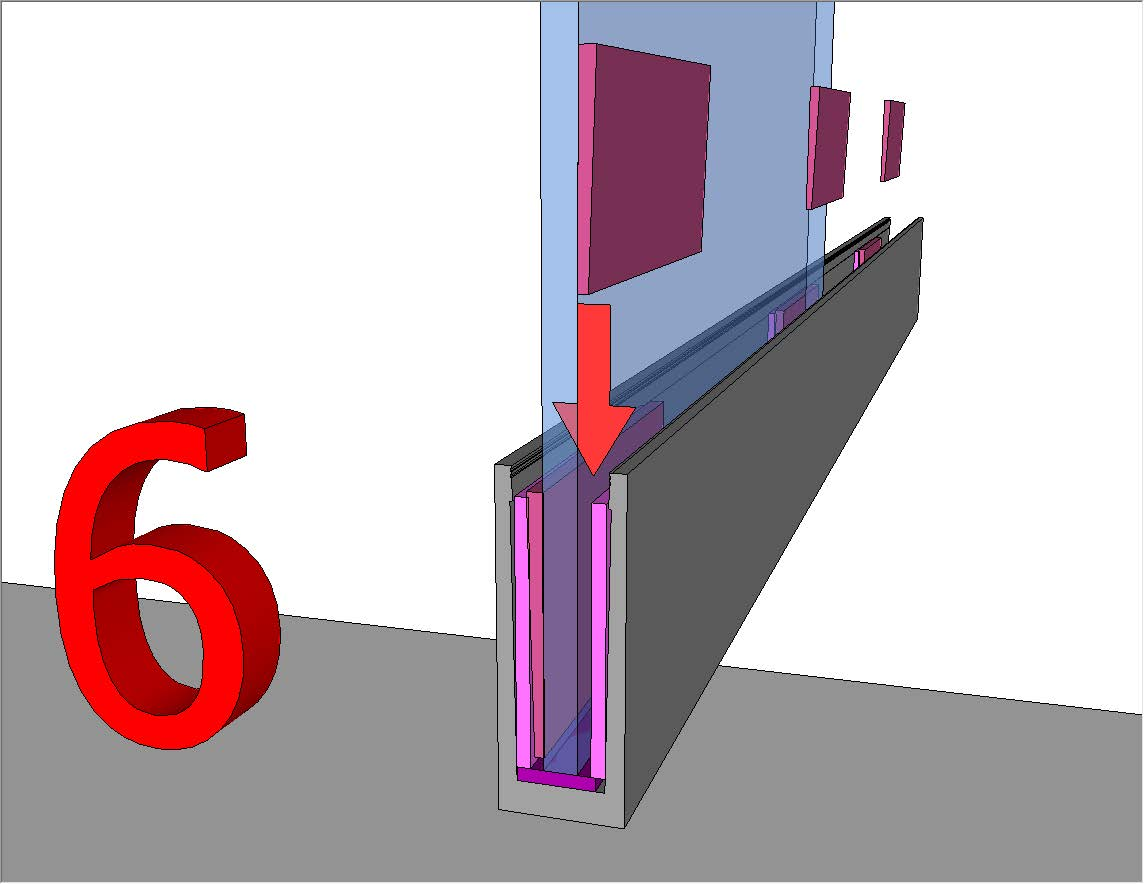 Hot Sale SGCC CE AS/NZS2208 Deck outdoor U channel glass railing post High-end outdoor customization supplier