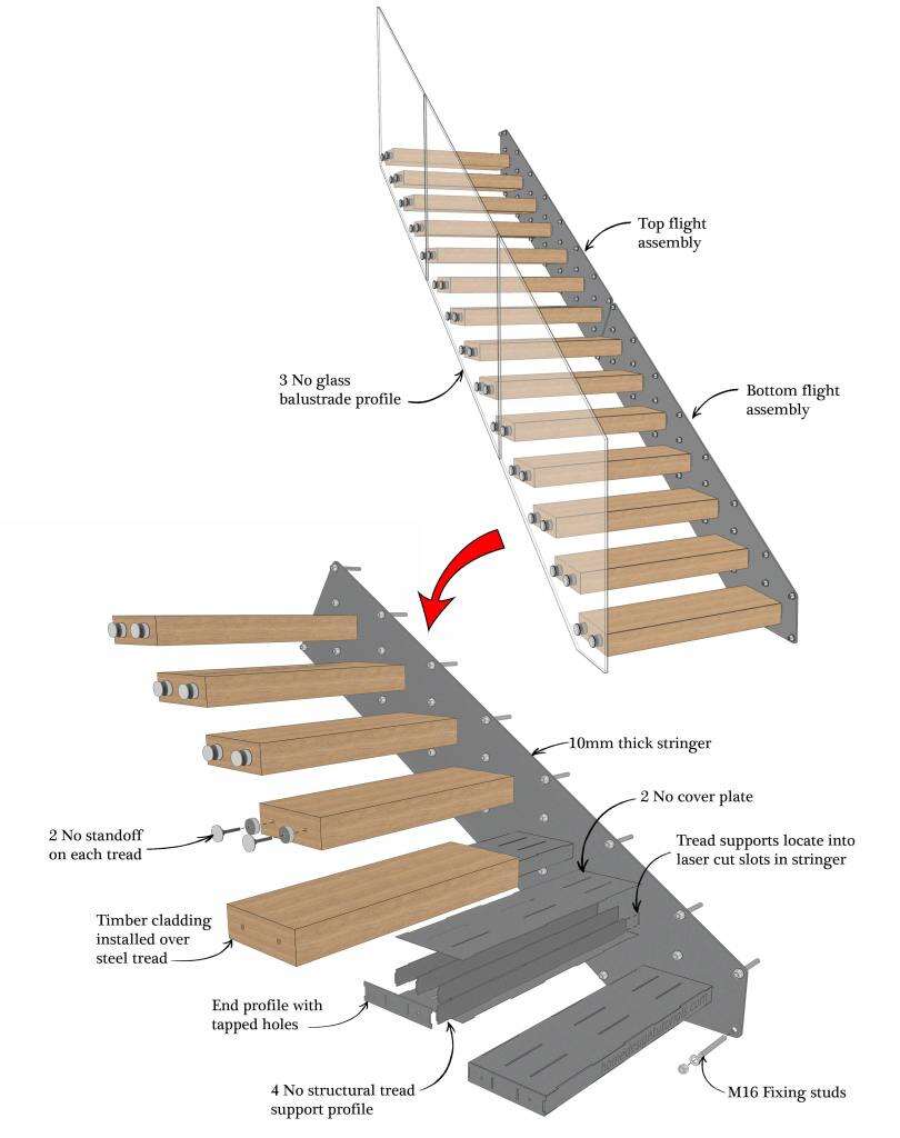 luxury staircase modern wrought iron spiral staircase oak stair treads glass stair rods metal stair stringers factory