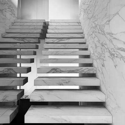 precast shenzhen stairs terrazzo Stair Case Step Design Interior Marble Stone l shape stairs design