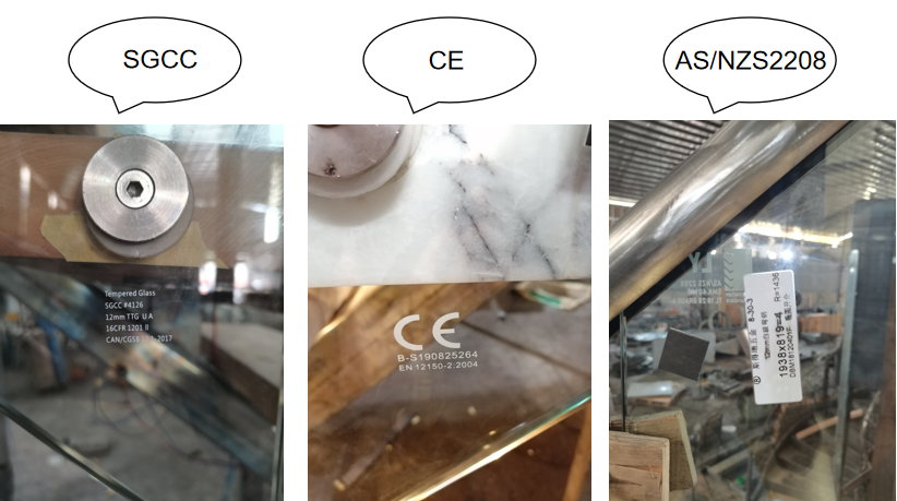 shinny luxury glass curved stairs safety glass treads commerical curved stairs supplier