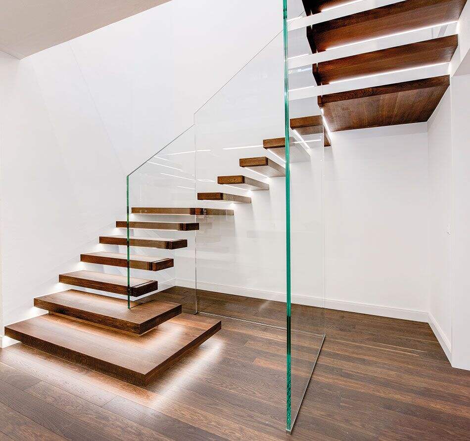 luxury staircase modern wrought iron spiral staircase oak stair treads glass stair rods metal stair stringers factory