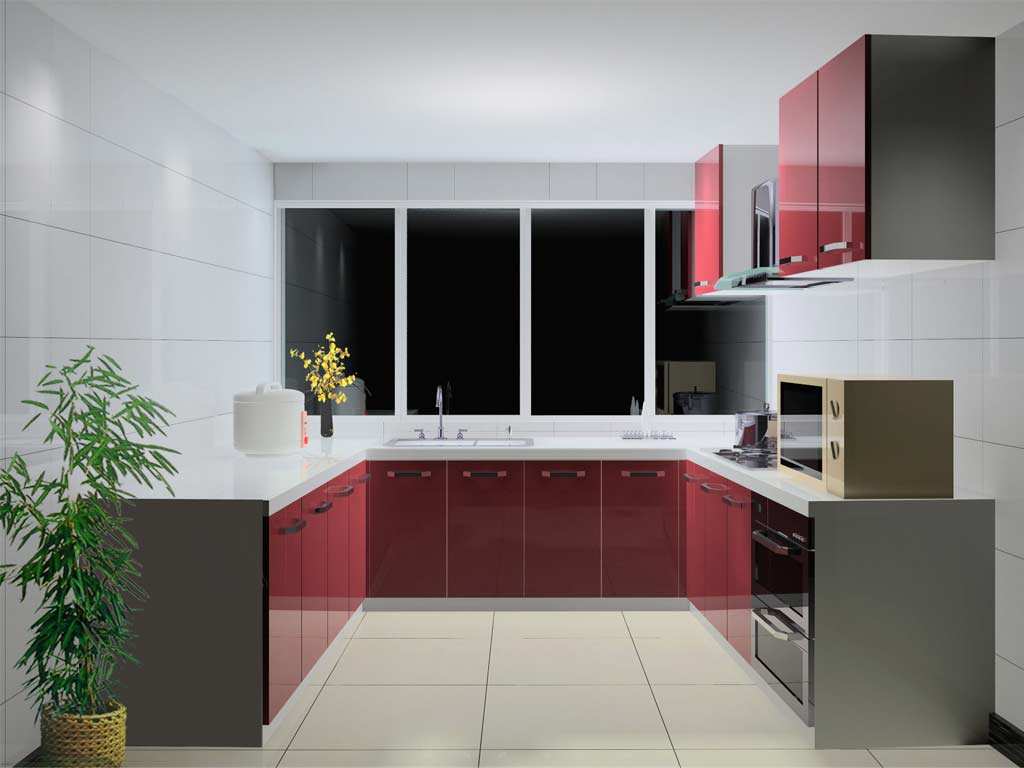 High-End Simple Modern One-Stop Kitchen Solution Kitchen Cabinet Units for Apartments supplier