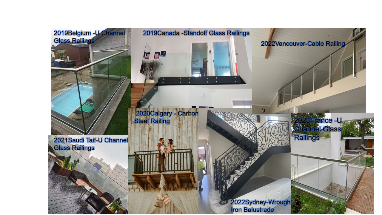 DB Swimming Pool Fence Glass Spigot Railing with LED Light System Top Handrail Accessories Made in China supplier