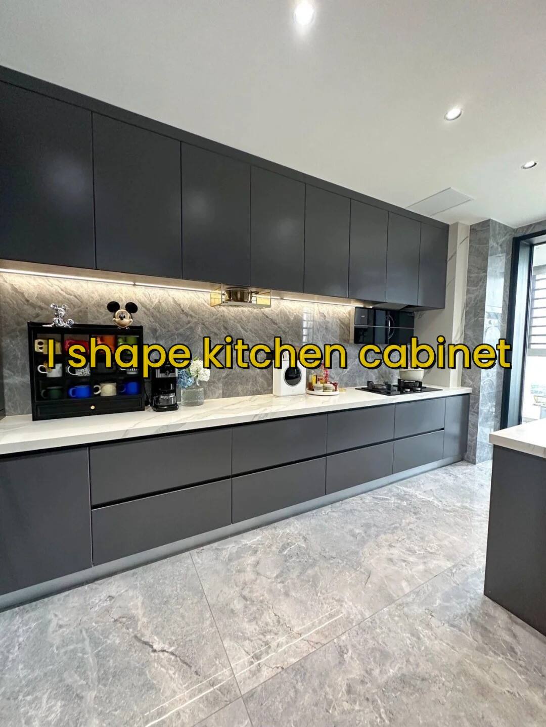 High-End Simple Modern One-Stop Kitchen Solution Kitchen Cabinet Units for Apartments supplier