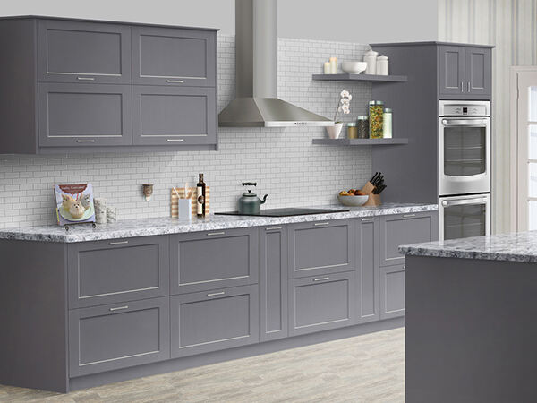 High-End Simple Modern One-Stop Kitchen Solution Kitchen Cabinet Units for Apartments supplier