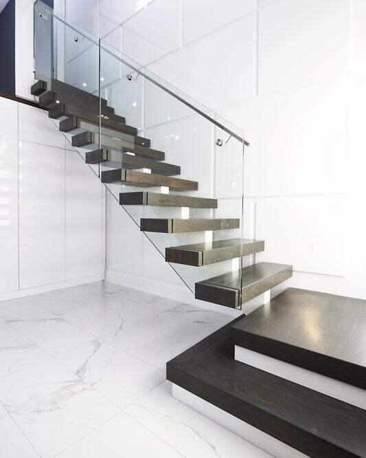 luxury staircase modern wrought iron spiral staircase oak stair treads glass stair rods metal stair stringers supplier