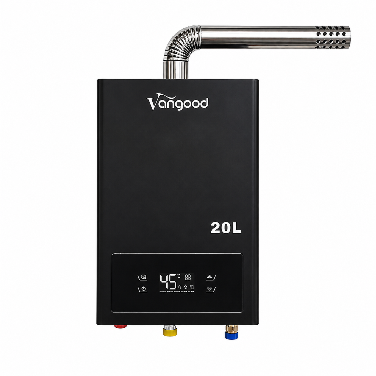 20L LPG Hot Water System Tankless Gas Water Heater Smart LCD Instant Heating